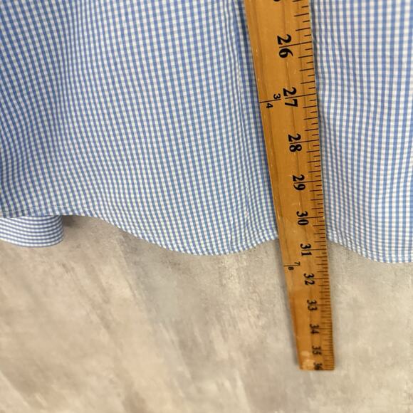 Tod's Made In Italy Shirt Men’s 42/16.5 Plaid Button Up Long Sleeve Designer - Picture 9 of 12